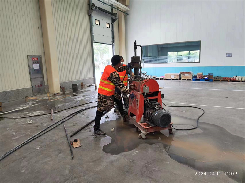 思茅厂房地面下沉塌陷注浆加固施工